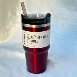 🎉2x HP!🎉 STANLEY  ✨NWT✨ 20oz Flowstate Quencher H2.O Tumbler | RosewoodGlow